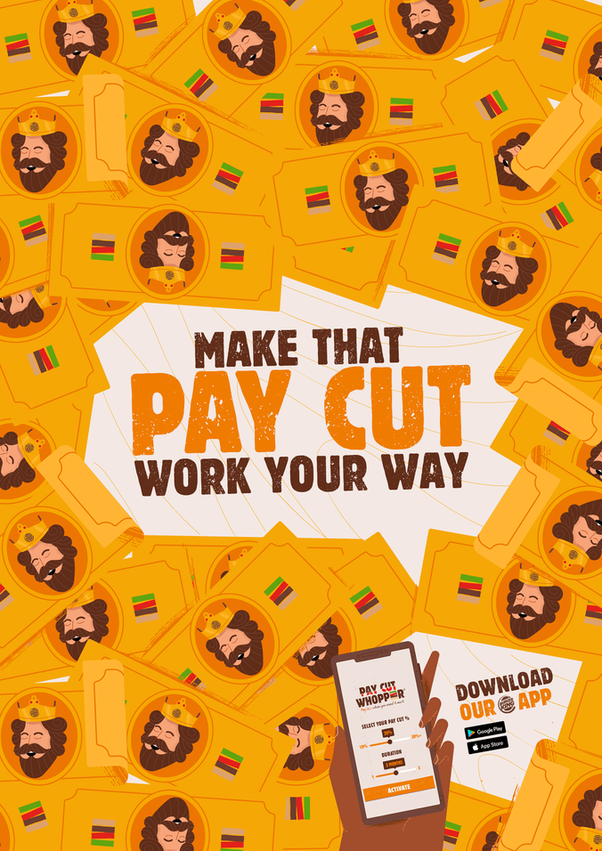 Pay Cut Whopper project image 01